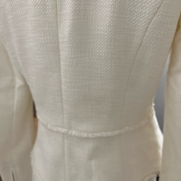 NWT - WHBM TWEED MOTO JACKET, SIZE 6 - Picture 2 of 7